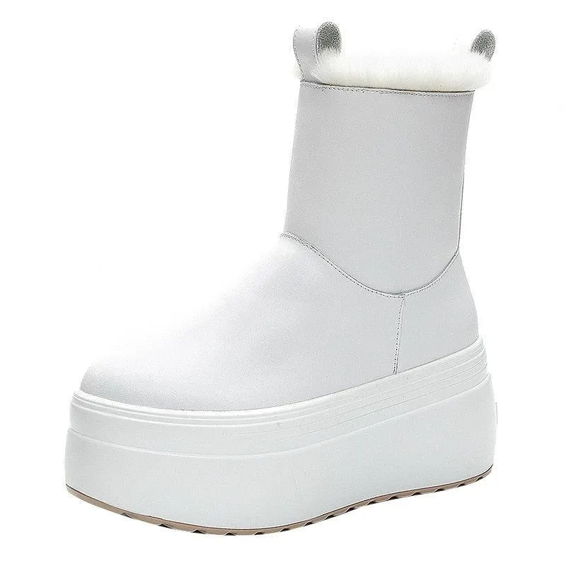 8cm Platform Boots for Women Maxct