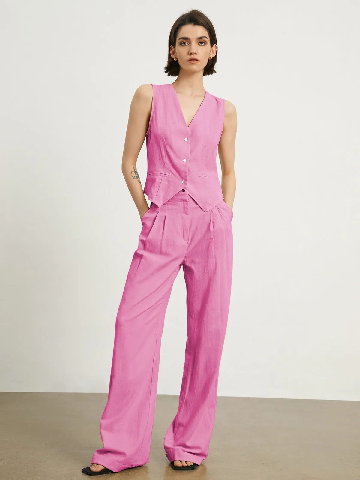 Maxct Effortless Linen Pants Set