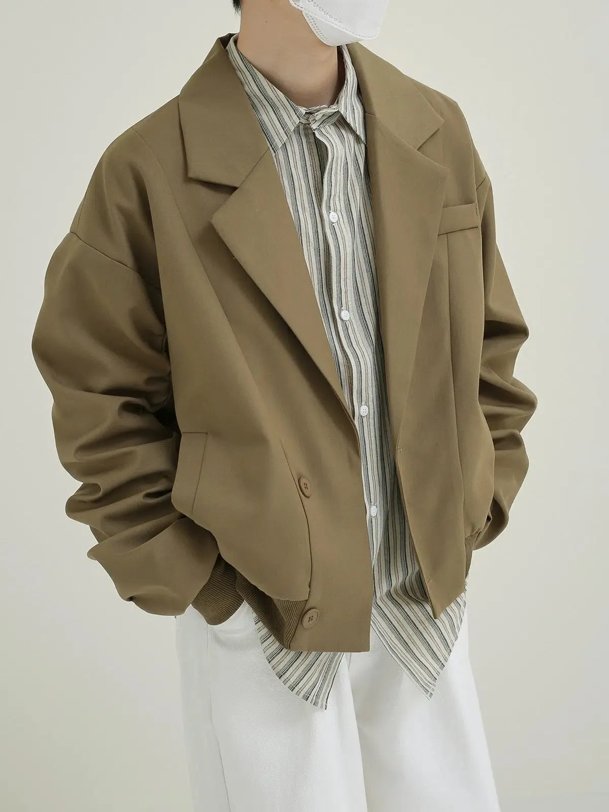 Maxct Suit Collar Short Jacket