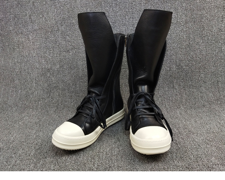 Fashion Men Women High-top Black Sneakers - true deals club