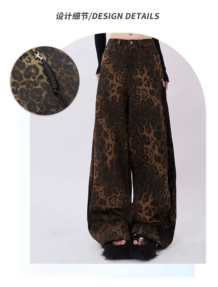 wide leg denim pants - true-deals-club