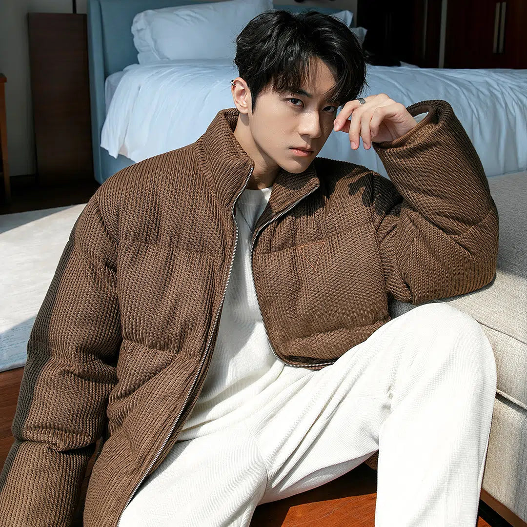 Maxct Vintage Zipped Padded Cotton Jacket