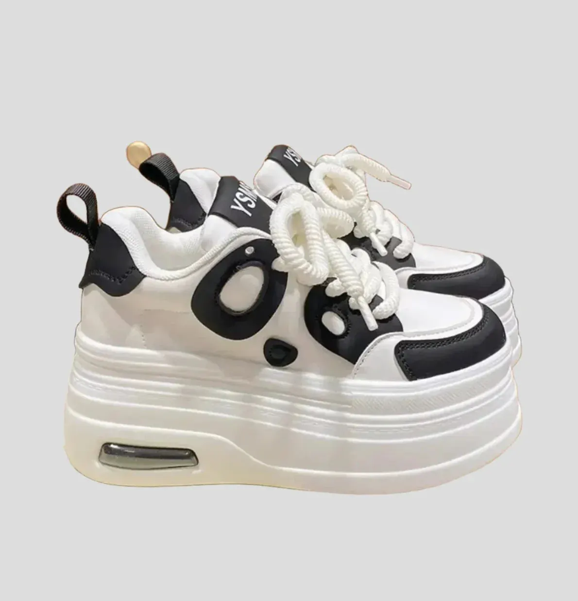 Chic White Platform Sneakers for Women Trendy, and Stylish Footwear Maxct