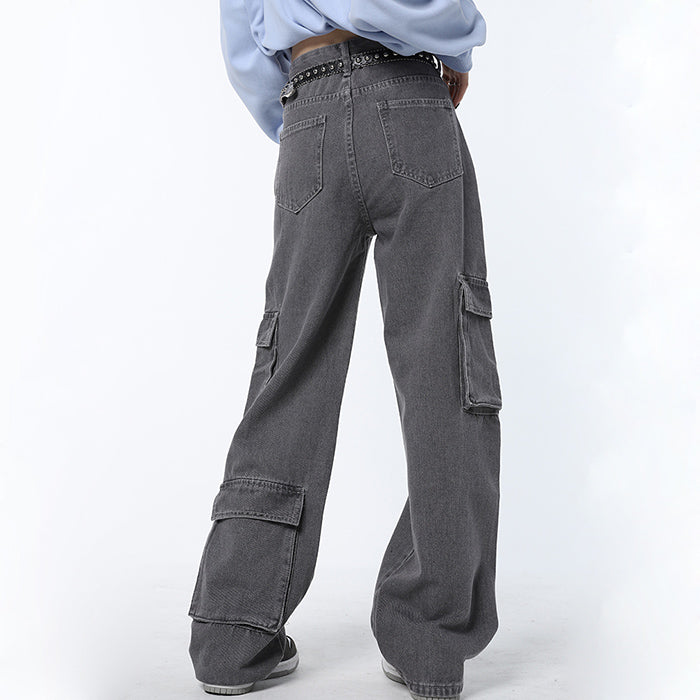 Downtown Girl Star Baggy Jeans Maxct