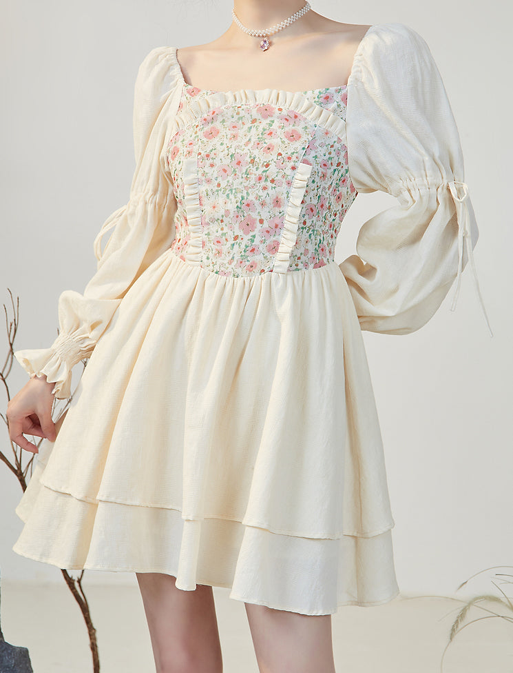Florals In Bloom Ruffle Dress Maxct