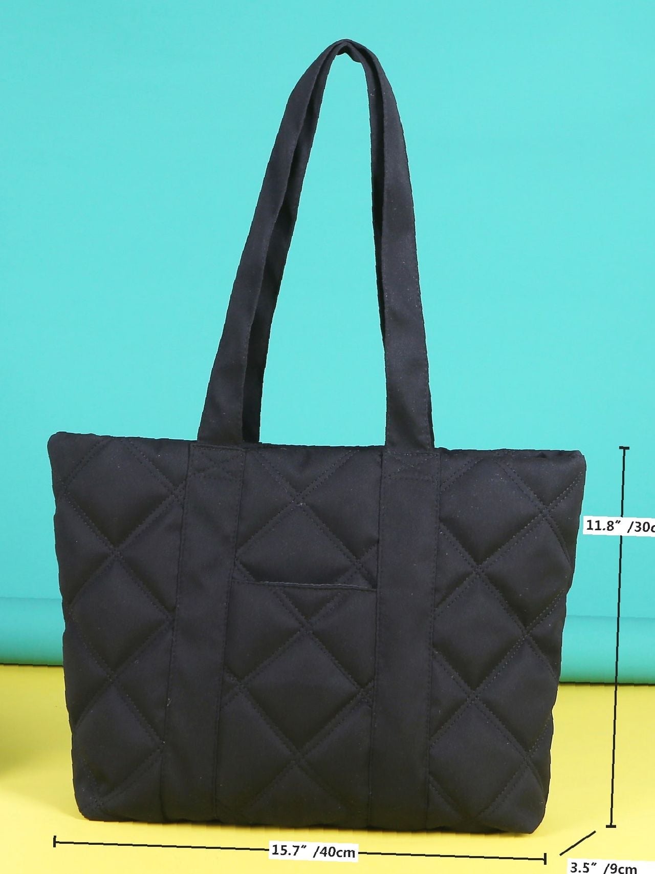 Maxct - Minimalist Quilted Shoulder Tote Bag  - Women Tote Bags