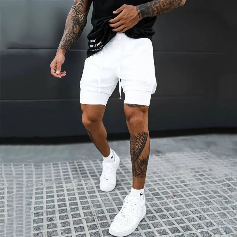 2-in-1 Quick Dry Shorts - Double-Deck for Men Maxct
