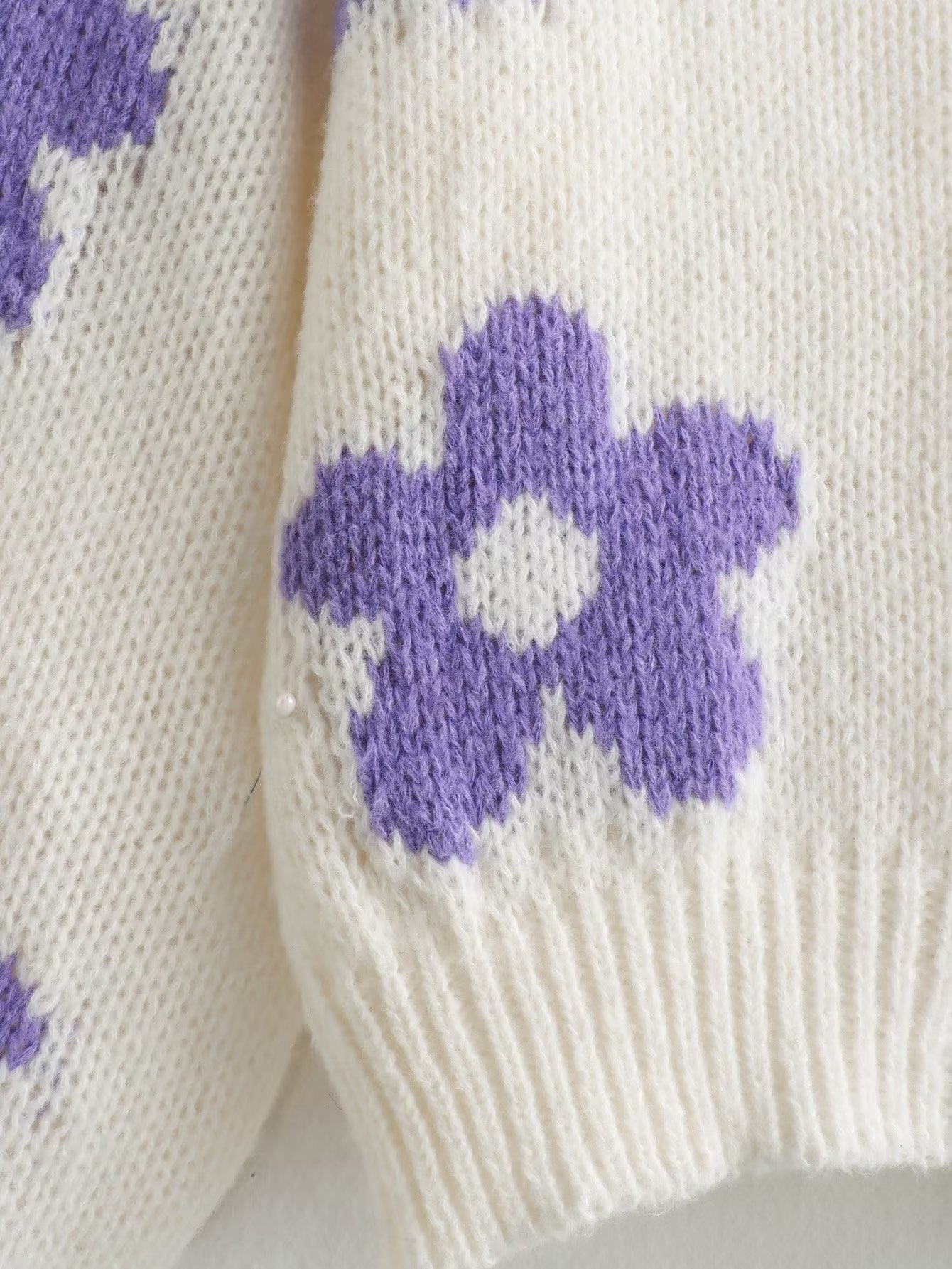 Maxct Azayla Floral Knit Cardigan