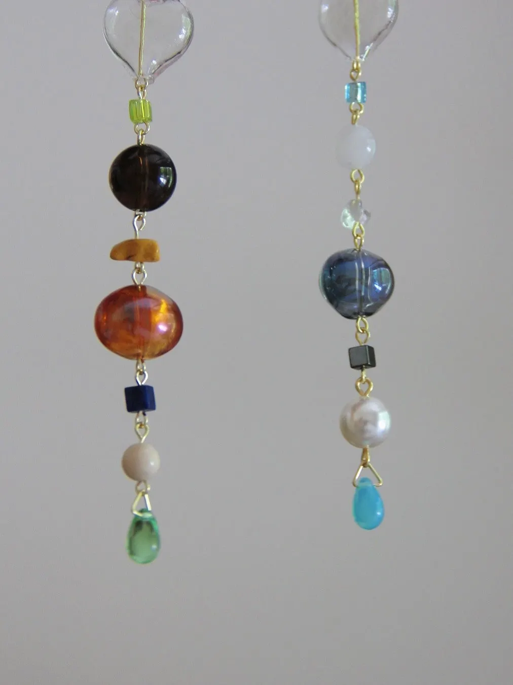 Mint Sparkling Water Long Earrings