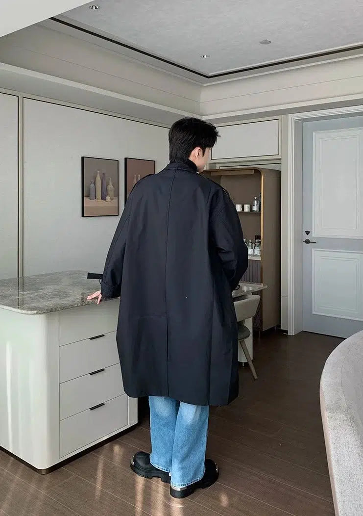 Maxct Long Windproof Medium-length Coat