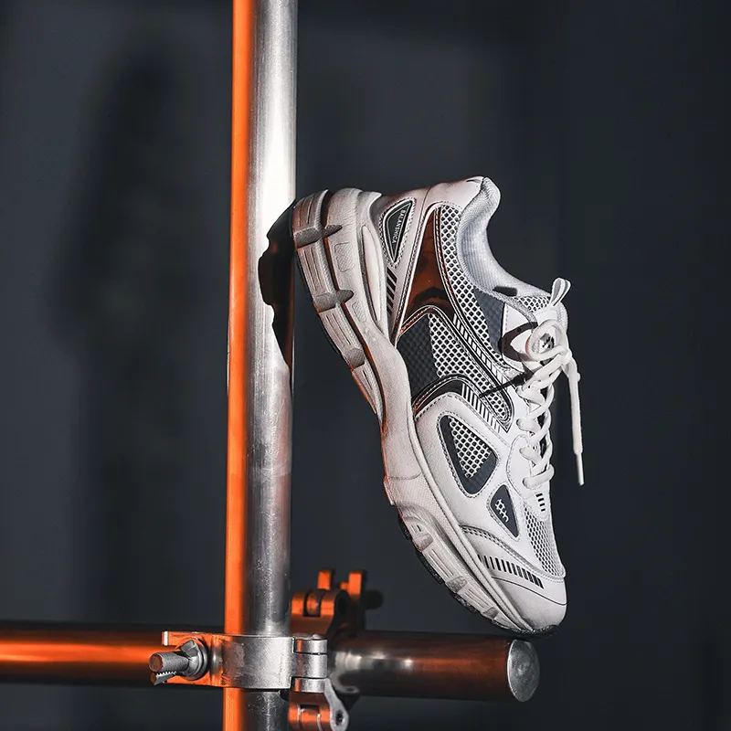 Luxury Mesh Men's Chunky Sneakers - true deals club