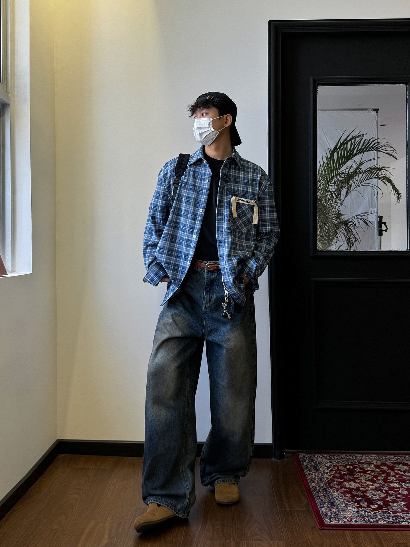 Maxct 90s Streetwear American Style Retro Niche Pocket Design Plaid Shirt Men's Spring And Summer New Loose Casual All-match Jacket Top - Image 18
