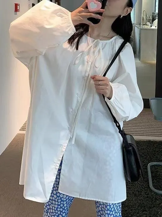 Maxct Puff Sleeve Long Sleeve Shirt