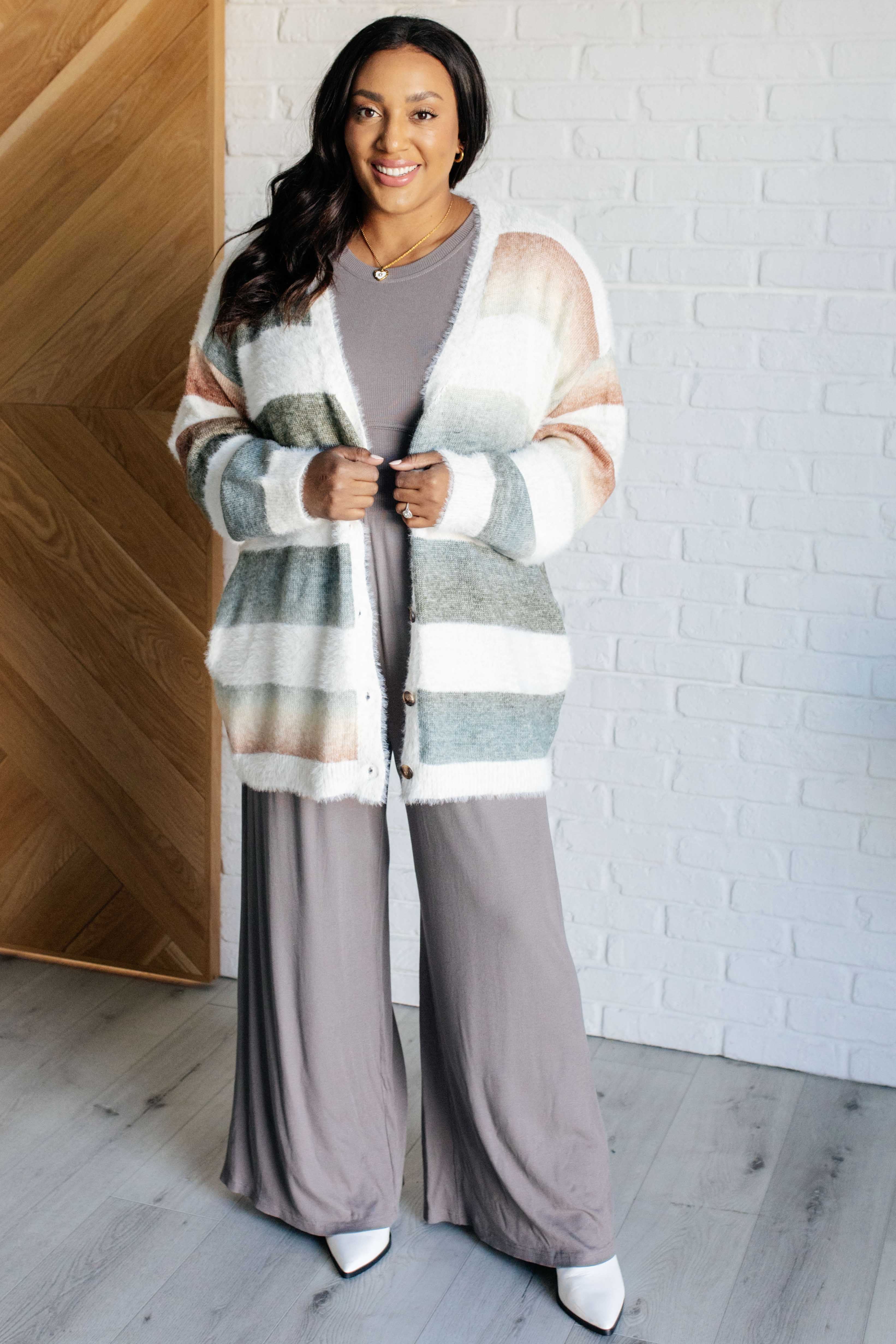Maxct &Ombre Feelings Striped Cardigan