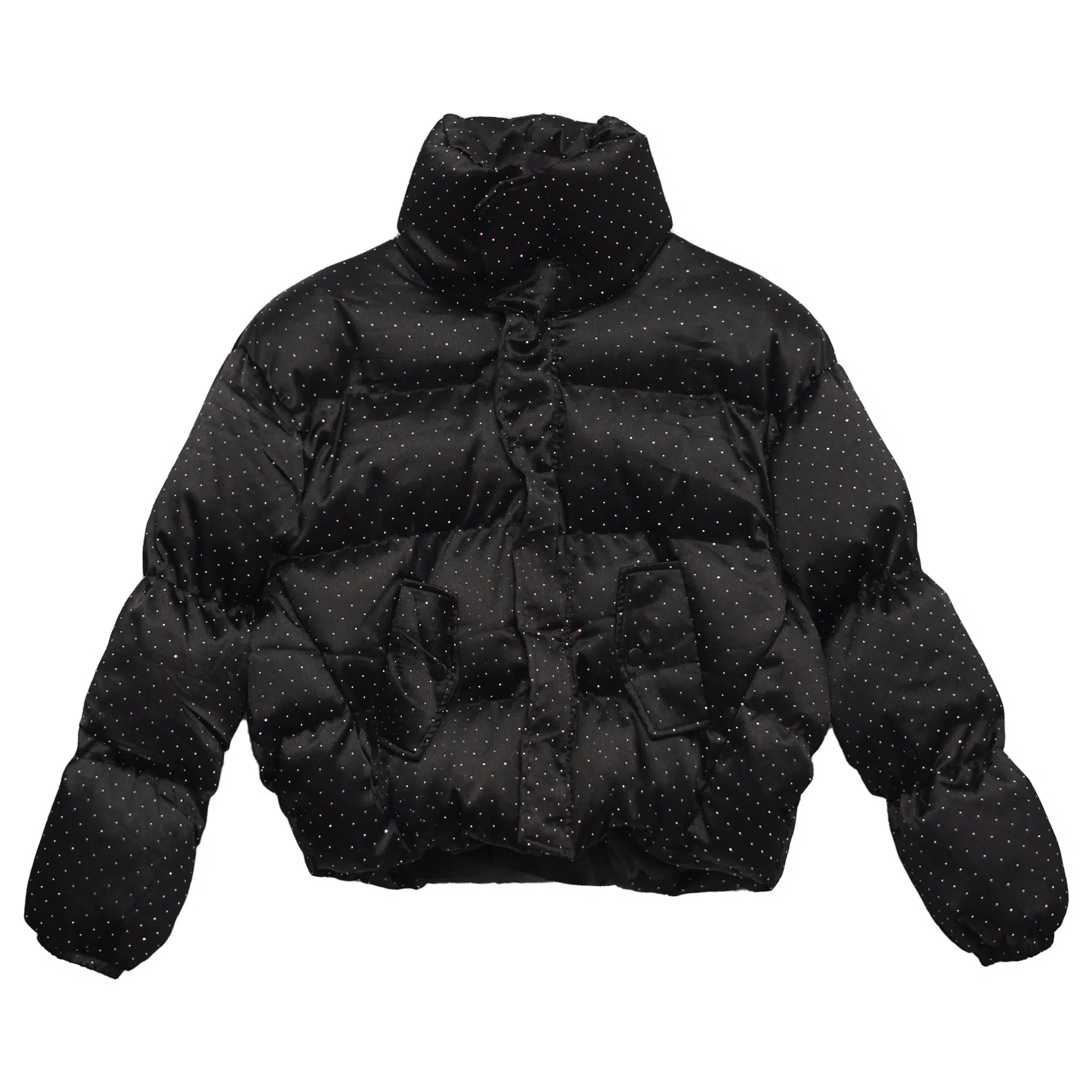 Maxct Star-studded Zipper Down Jacket