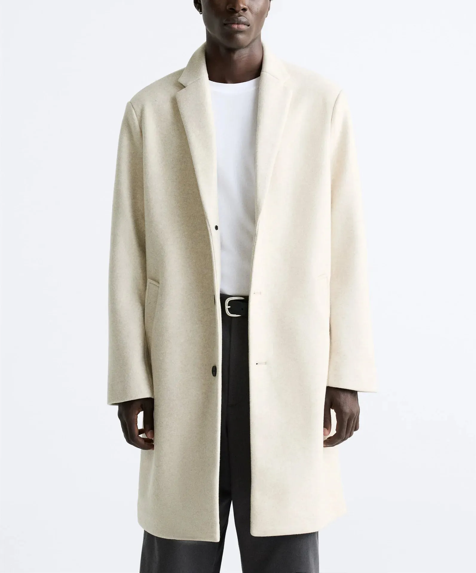 Maxct &NEW TPQ Men's Woolen Mid-Length Coat