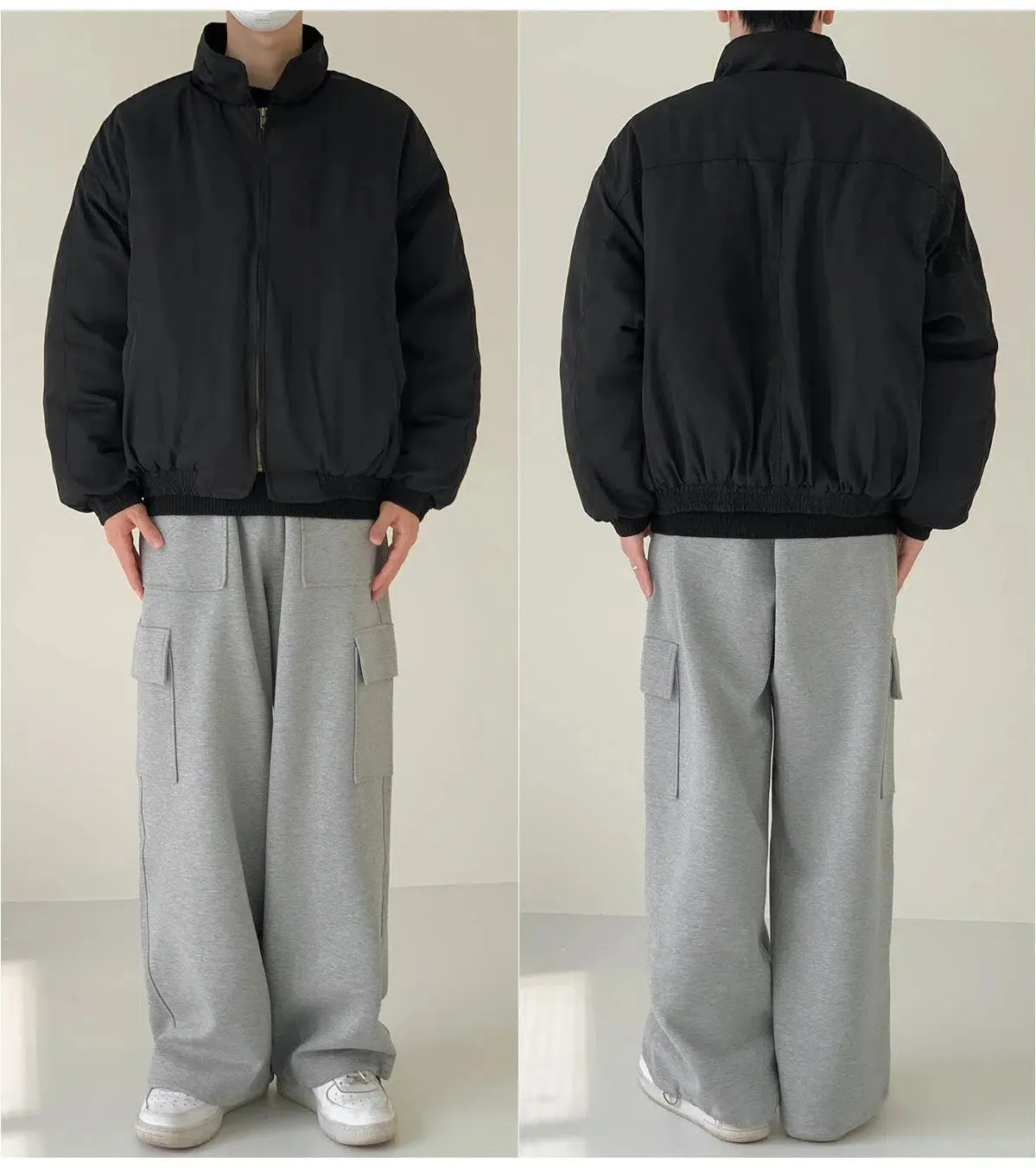 Maxct Soft Stand-collar Cotton Jacket