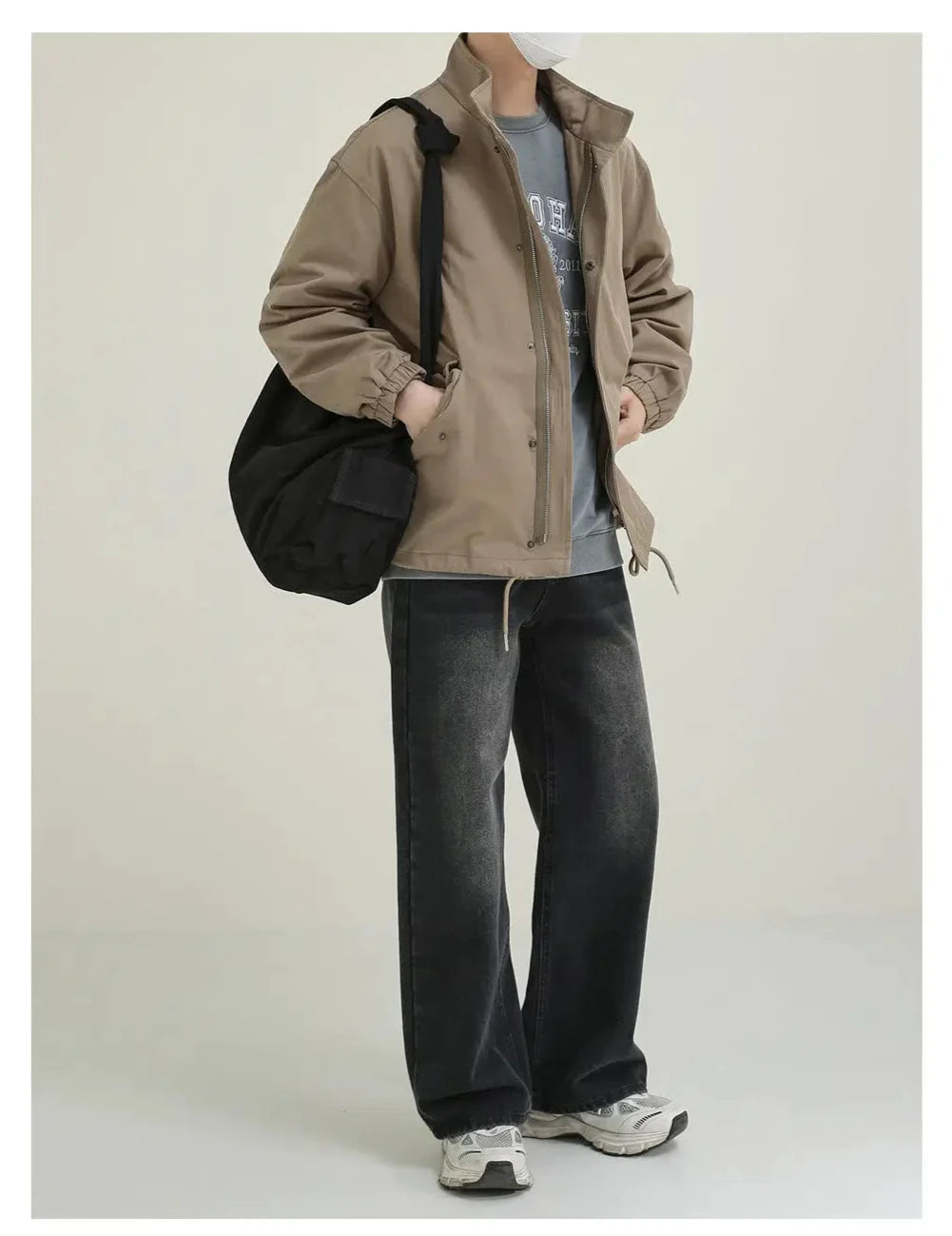 Maxct Stand Collar Bomber Jacket