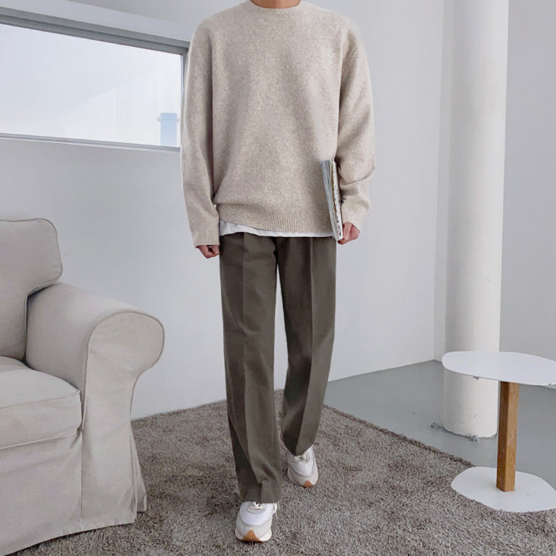 Maxct 3460 Round Neck Knitted Sweater