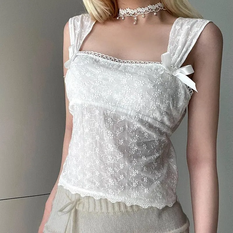Maxct &Coquette Square Neckline Top