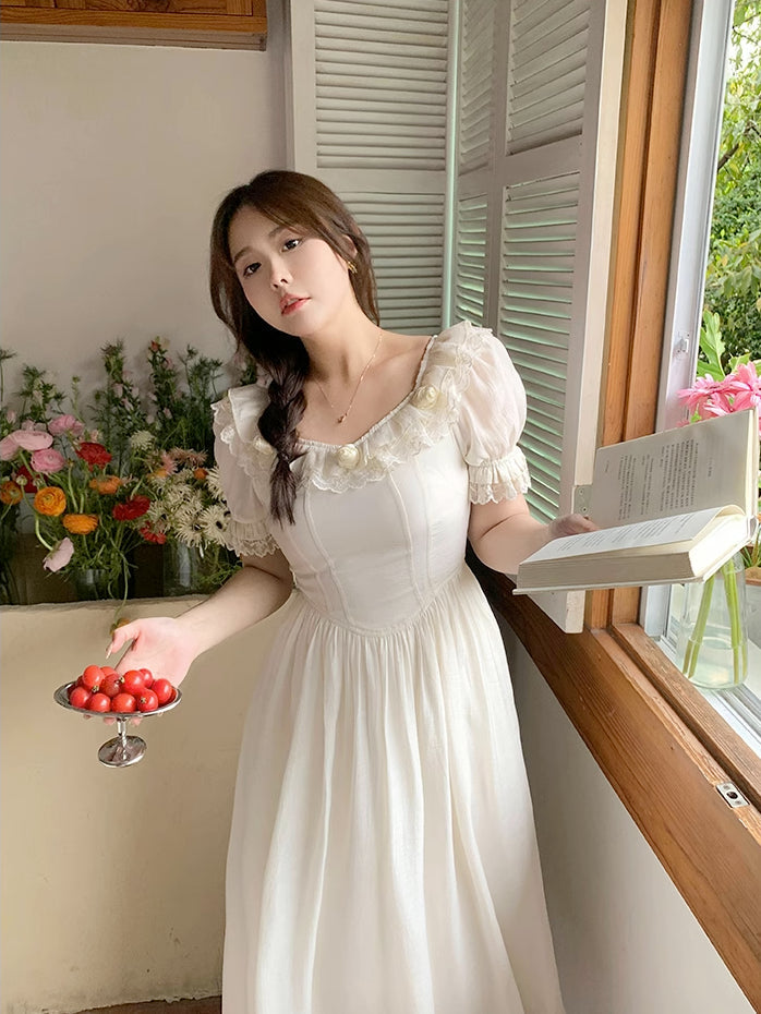 Blanc Rose Midi Dress Maxct
