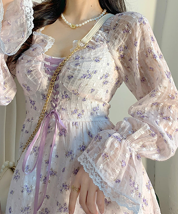 Lavender Fields Midi Dress Maxct