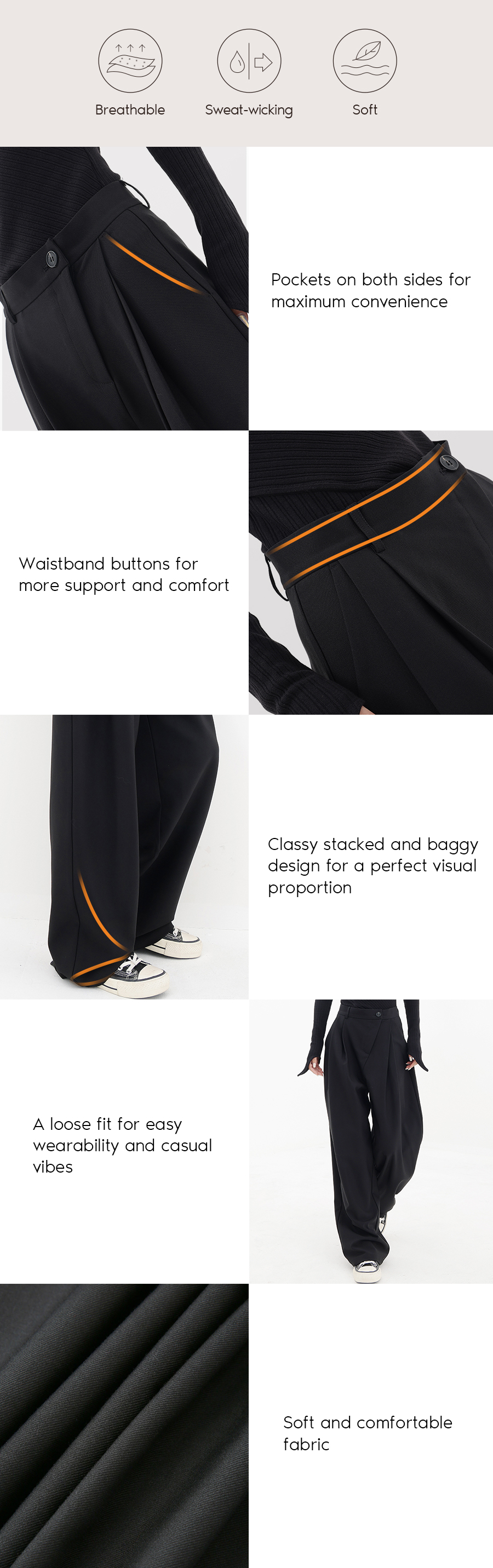 Lazy Weekend Baggy Wide Leg Pants
