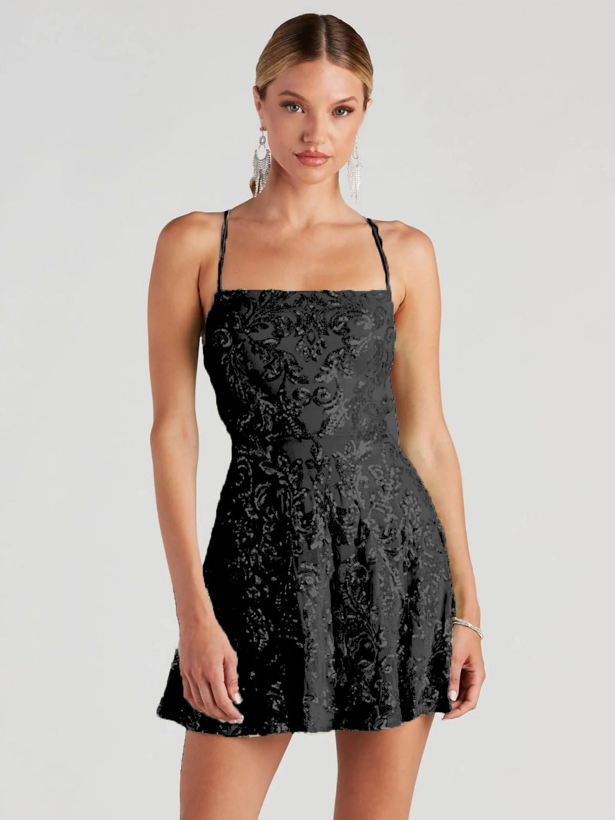 Maxct homecoming dresses Sexy Sequined 2024 Summer New Sequined Nightclub Party Dress Dress (7 Colors)