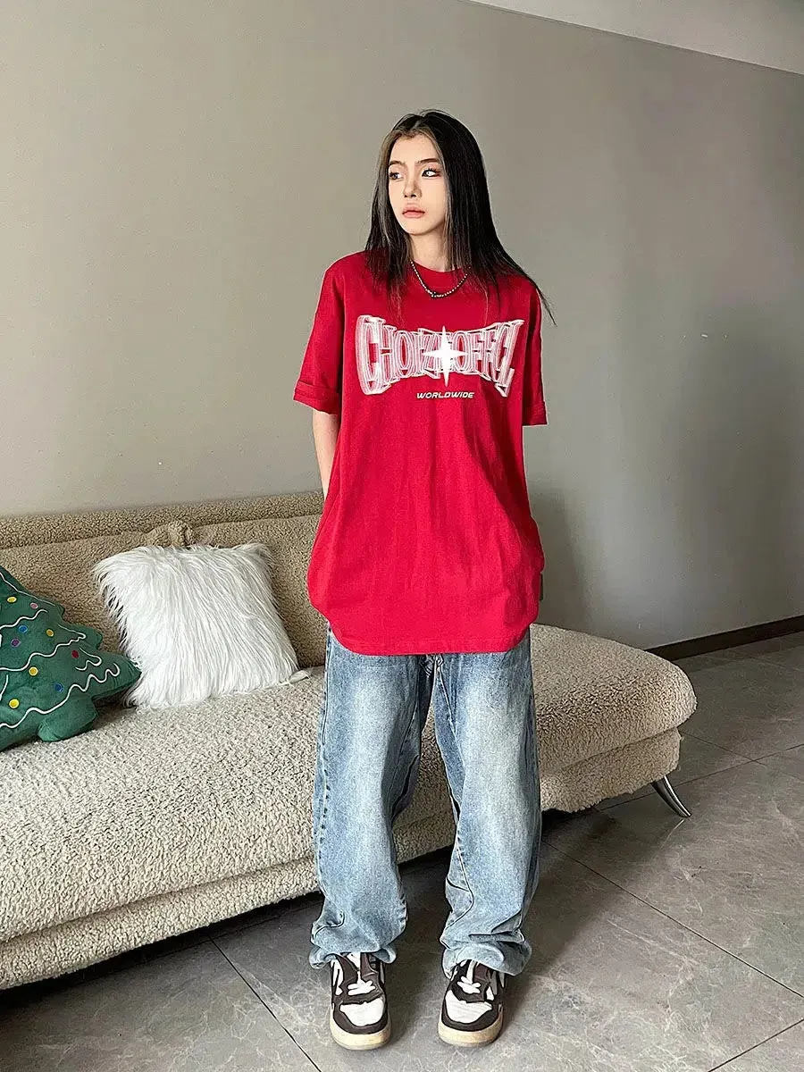 Maxct &Y2K Shiny Star Worldwide Tee