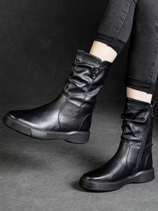 British Style Splicing Thick-Soled Martin Boots Maxct