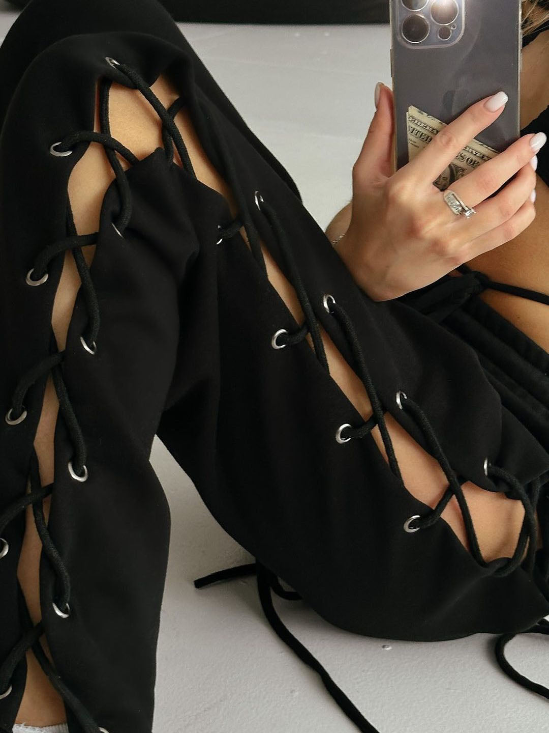 Maxct Nadira Cut Out Pants