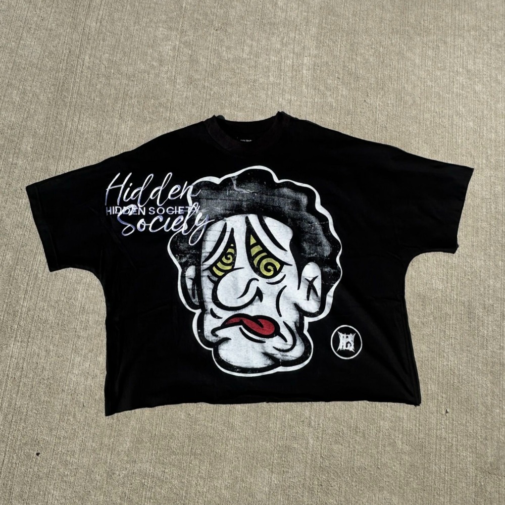 Y2K Fashion Clothes Harajuku Cartoon Character Graphic Printed T Shirt Casual Drop Sleeves Cotton Oversized T Shirt Mens Womens 1017