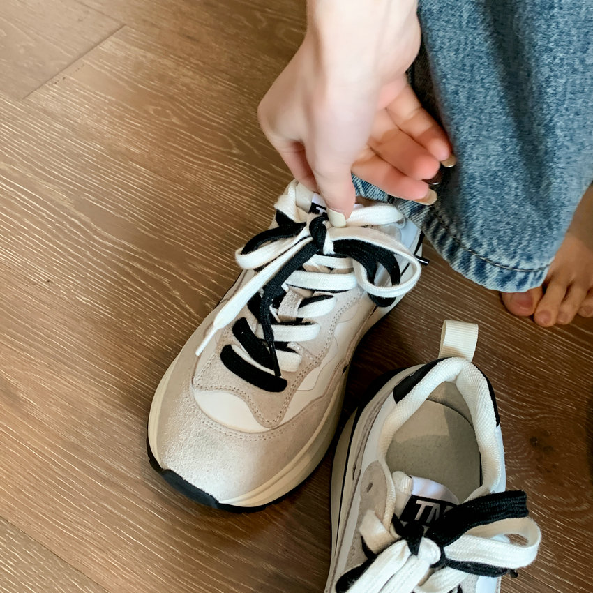 Platform Cow Leather Casual Women Sneakers - true-deals-club
