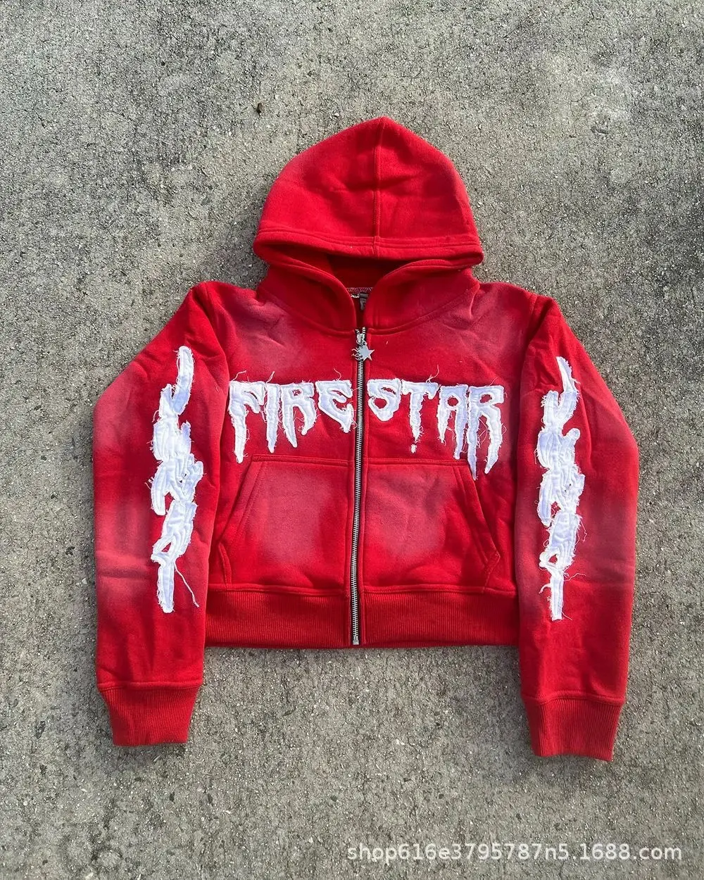 Maxct Y2k Long Sleeved Pullover Hoodie Vintage Zipper Embroidered 3d Pattern Sweatshirt Streetwear Tops Winter Boots School Outfit New