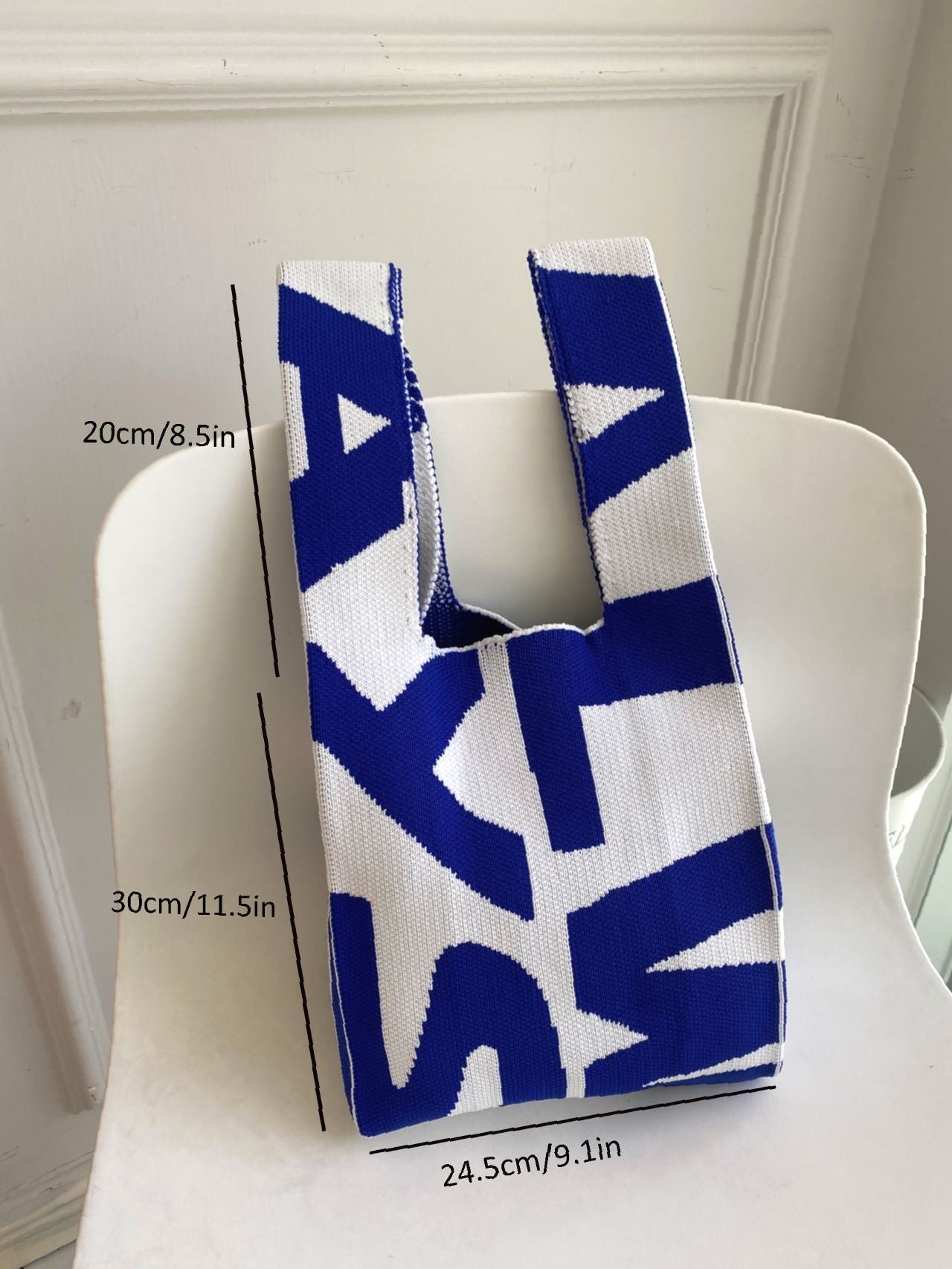 Bag For Love - Letter Graphic Crochet Bag  - Women Maxct Bags