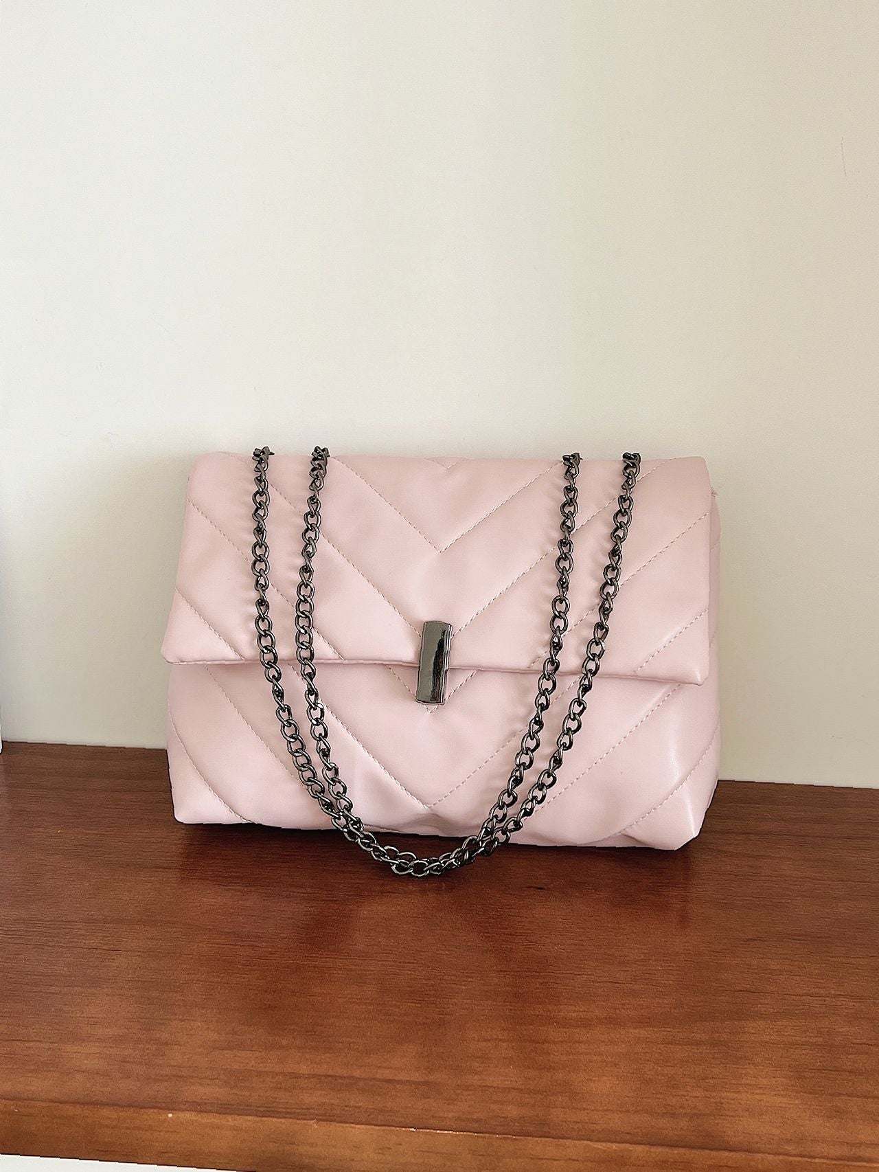 Maxct - Chevron Chain Tote Bag  - Women Tote Bags