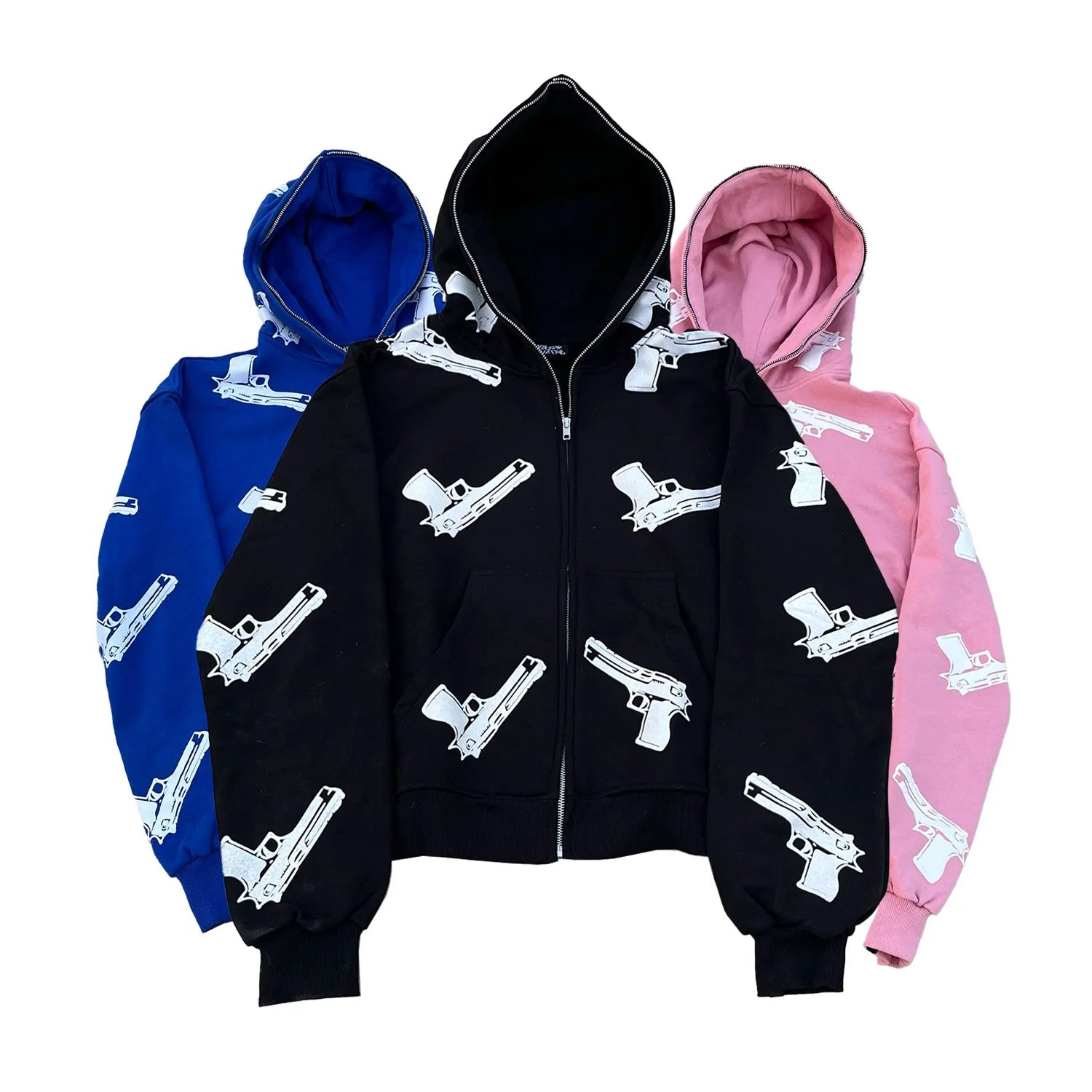 Maxct Y2k Pullover Long Sleeved Cartoon Patterned Streetwear Sweatshirt Jacket Vintage Sweatshirt Hip-Hop Punk School Outfit Clothes