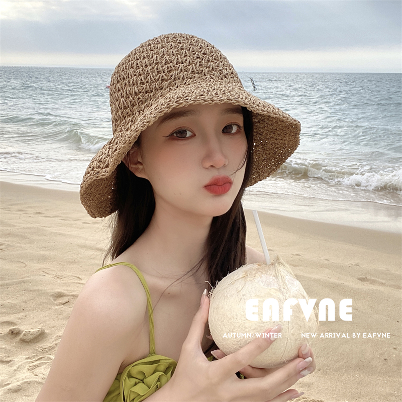 Straw Hat Women's Summer Thin Lace Fresh Style Hat