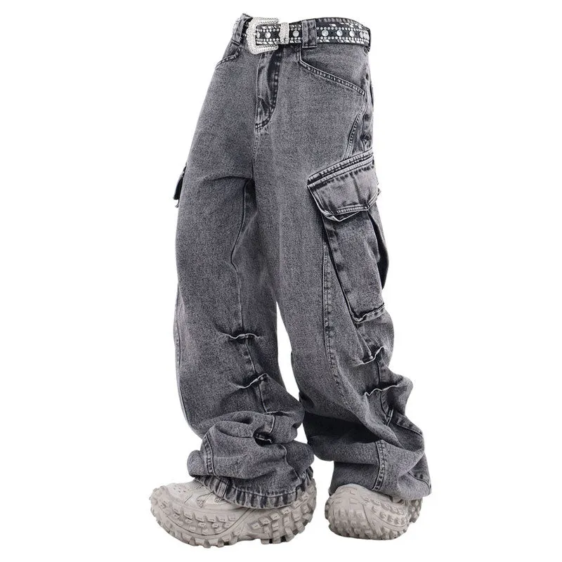 Big Ideas Wide Leg Cargo Jeans Maxct