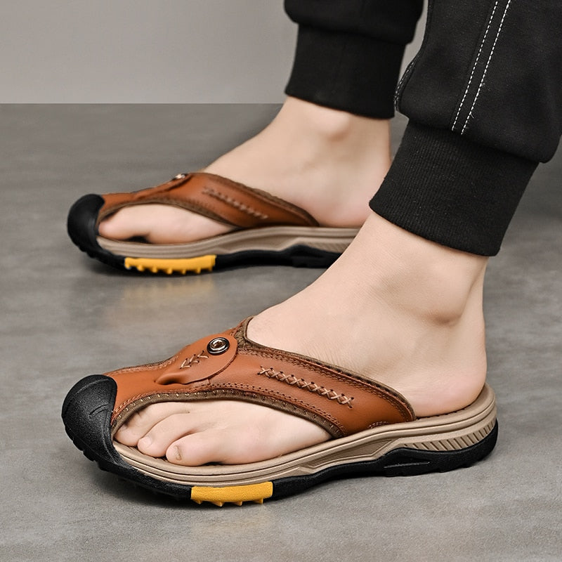 Mens Flip Flops Beach-Ready Sandals Maxct