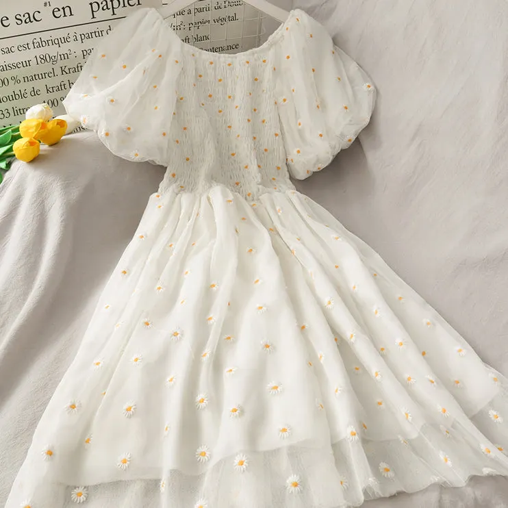 Puff Sleeve Daisy Dress Maxct