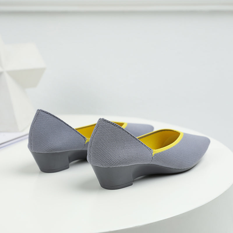 Urban Woven Multi-Color Casual Low Heels Shoes Maxct