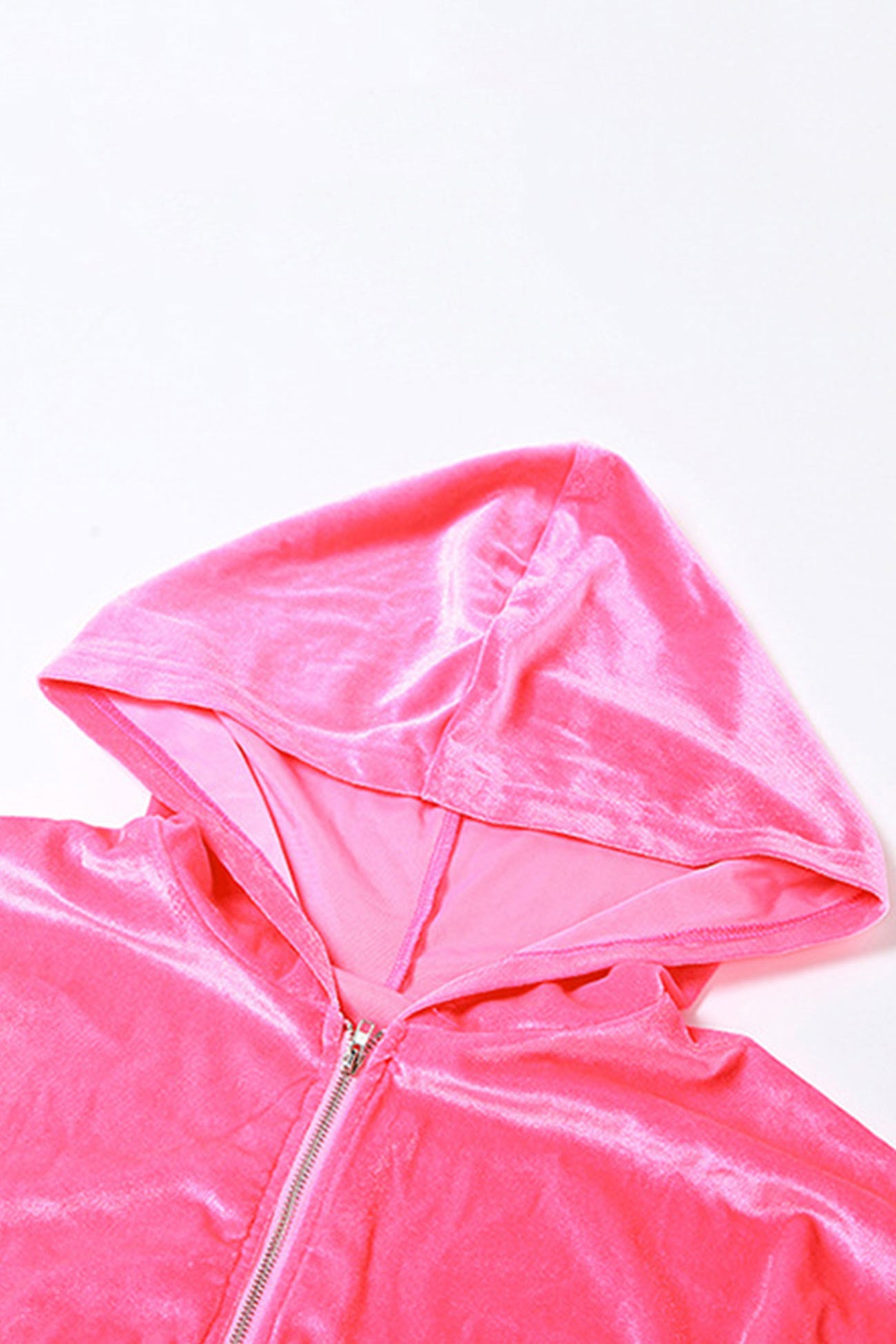 Maxct Velvet Tie-back Vest Hoodie Three-piece Pants Suits
