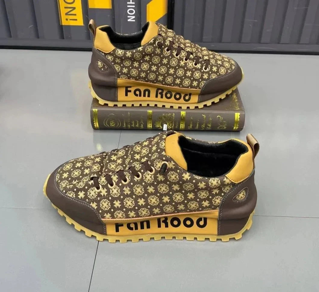 Chunky Sneakers - Luxury Fan Rood for Men Maxct