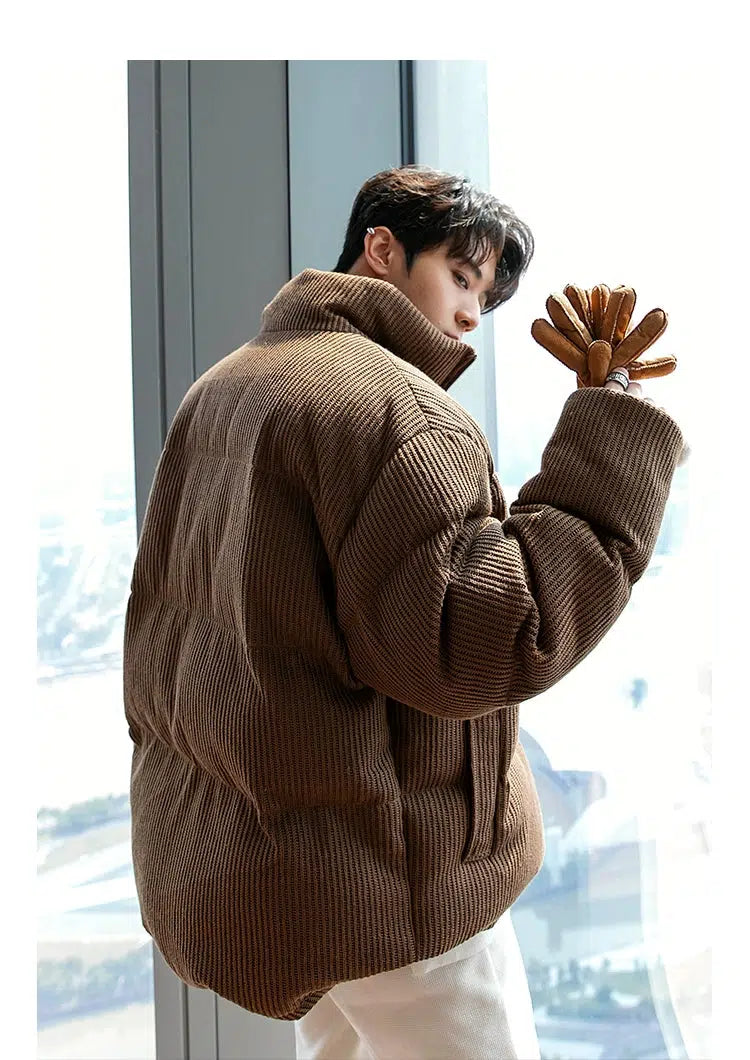 Maxct Vintage Zipped Padded Cotton Jacket
