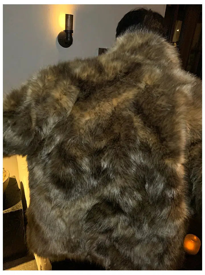 Maxct Faux Fur Mink Coat