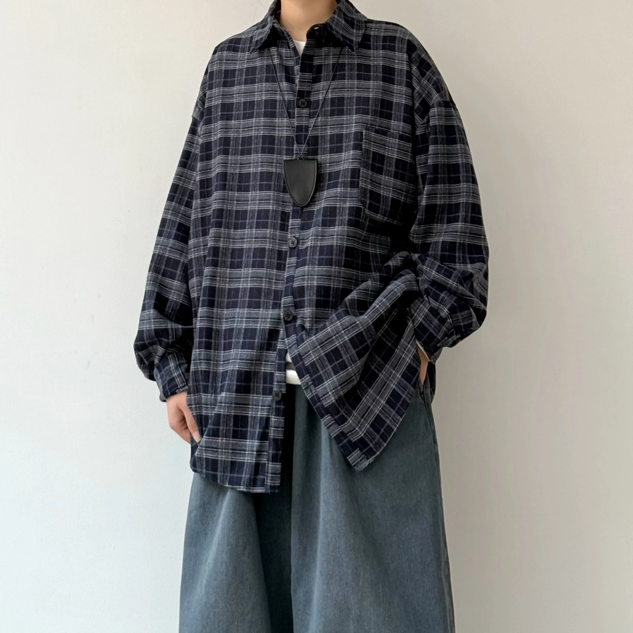 EVER Essential Plaid Shirt Maxct