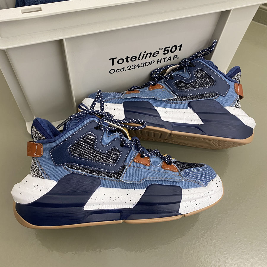 Canvas Sneakers Denim Fabric for Men Maxct