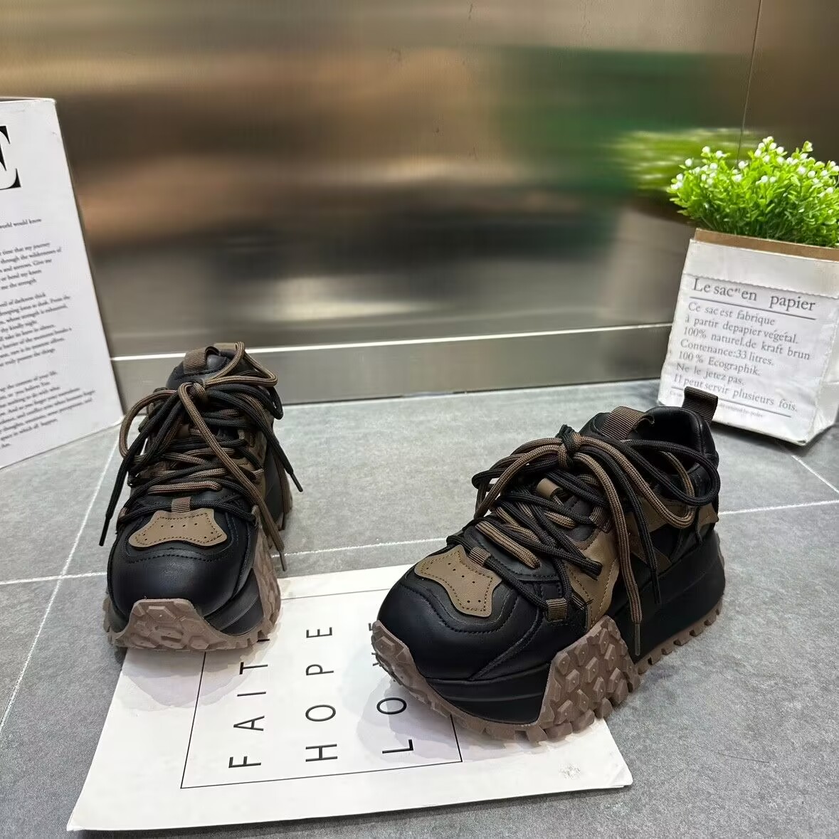 Chunky Platform Sneakers - true-deals-club