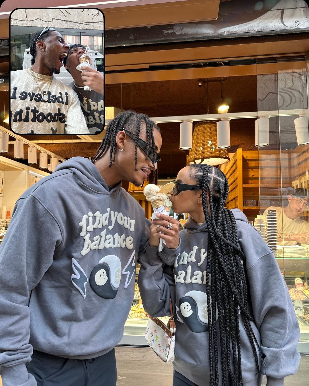 3D Letters Oversized Sweatshirt Hoodies Unisex - true deals club